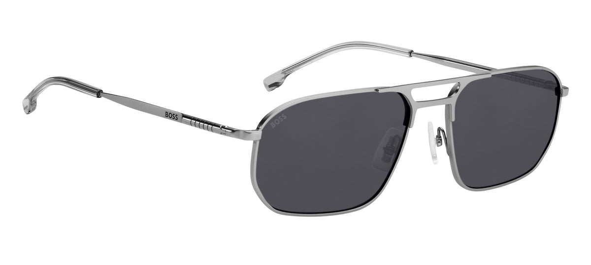 BOSS 1446/S Matte Ruthenium/ Silver Antireflex