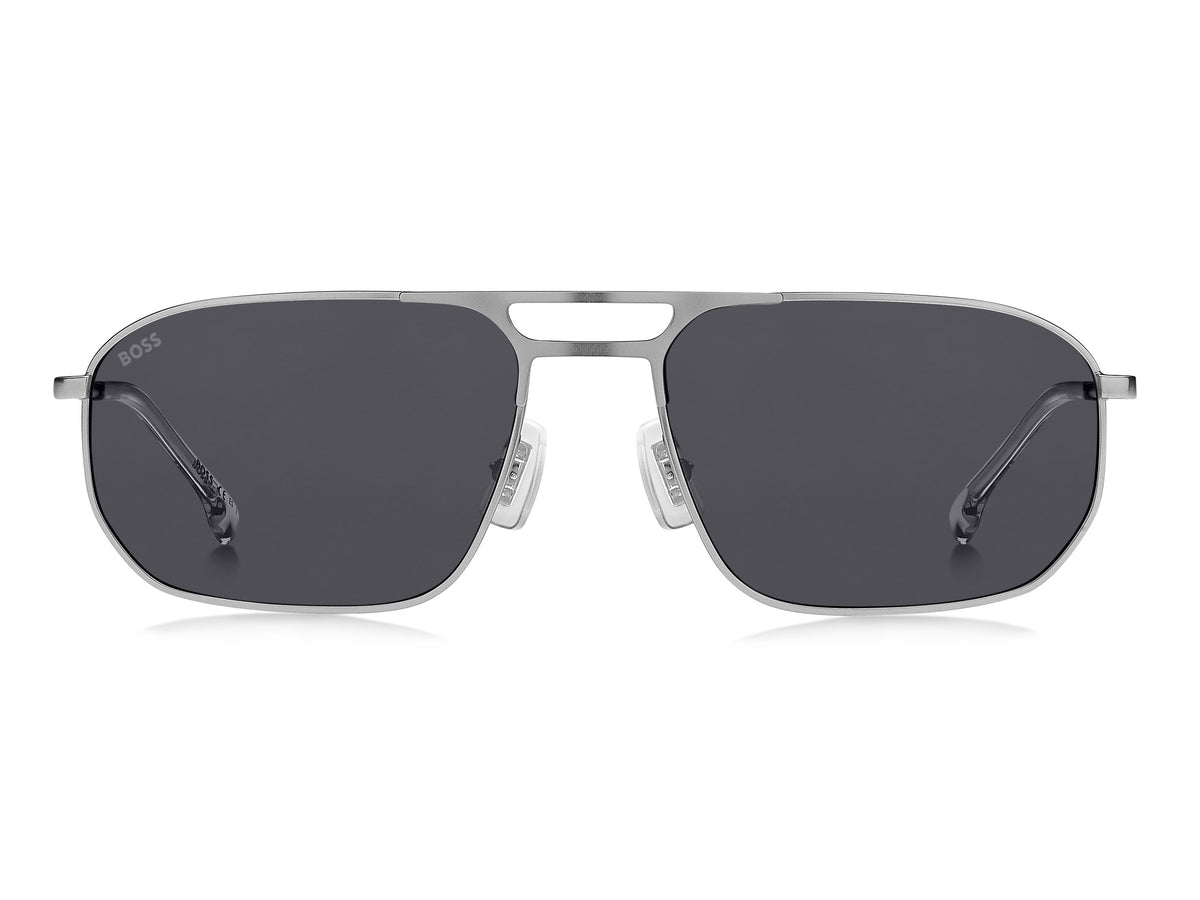 BOSS 1446/S Matte Ruthenium/ Silver Antireflex