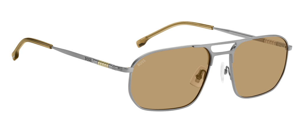 BOSS 1446/S Matte Ruthenium Brown/ Brown Photocromatic