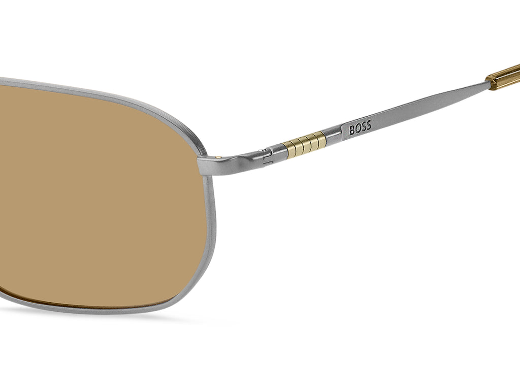 BOSS 1446/S Matte Ruthenium Brown/ Brown Photocromatic