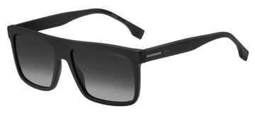 Hugo Boss BOSS 1440/S Matte Black/ Grey Shaded Polarized 59 / Plastic / Acetate