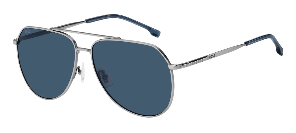 BOSS 1447/S Matte Ruthenium/ Blue Avio Antireflex