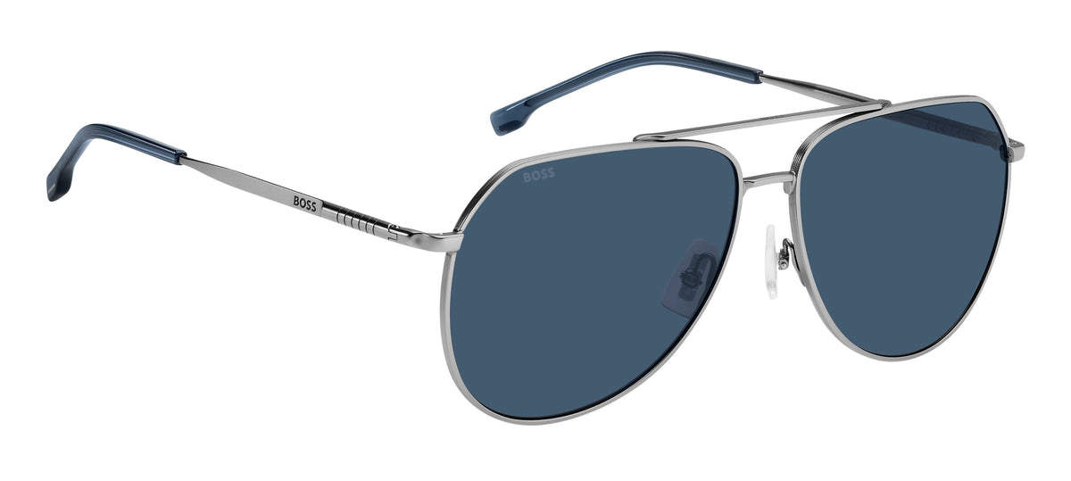 BOSS 1447/S Matte Ruthenium/ Blue Avio Antireflex