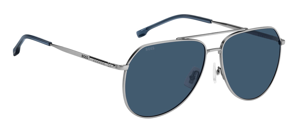 BOSS 1447/S Matte Ruthenium/ Blue Avio Antireflex