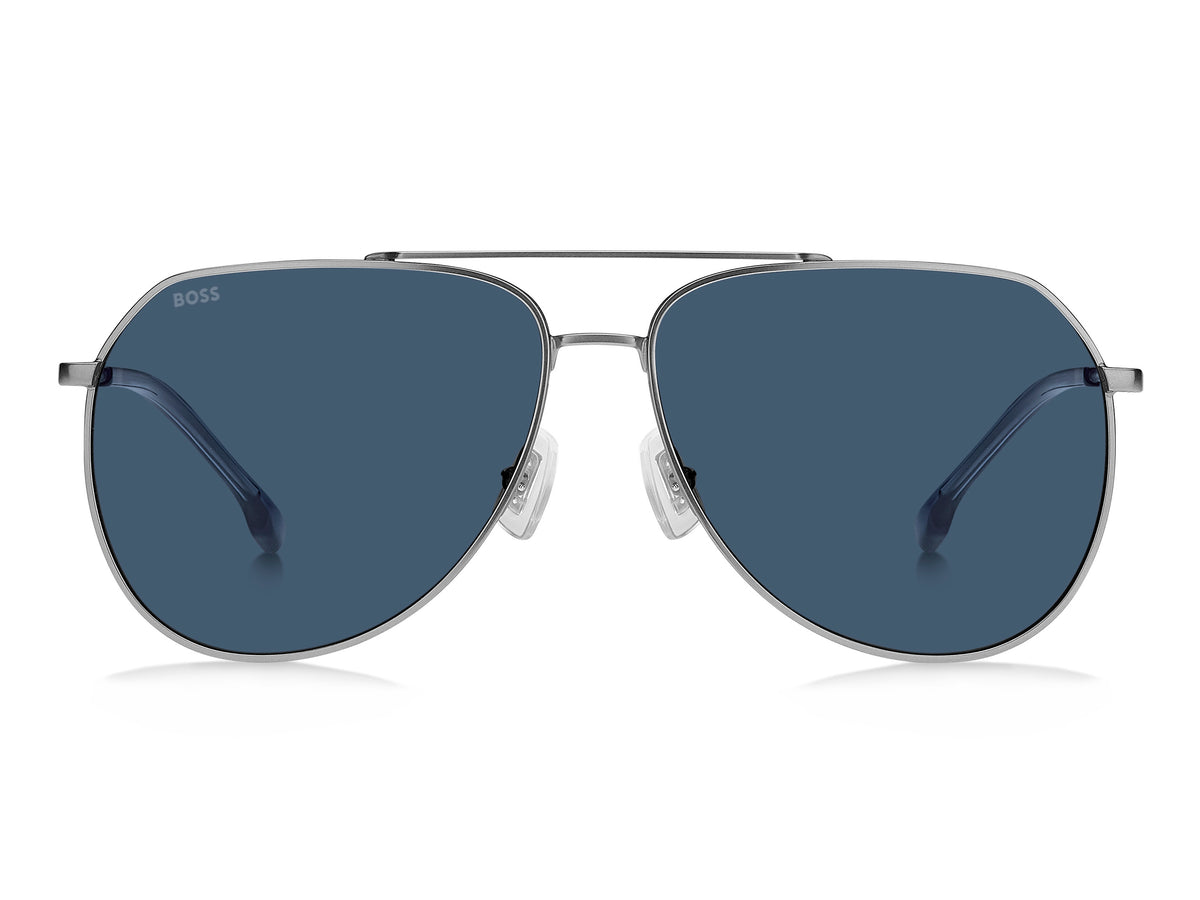 BOSS 1447/S Matte Ruthenium/ Blue Avio Antireflex