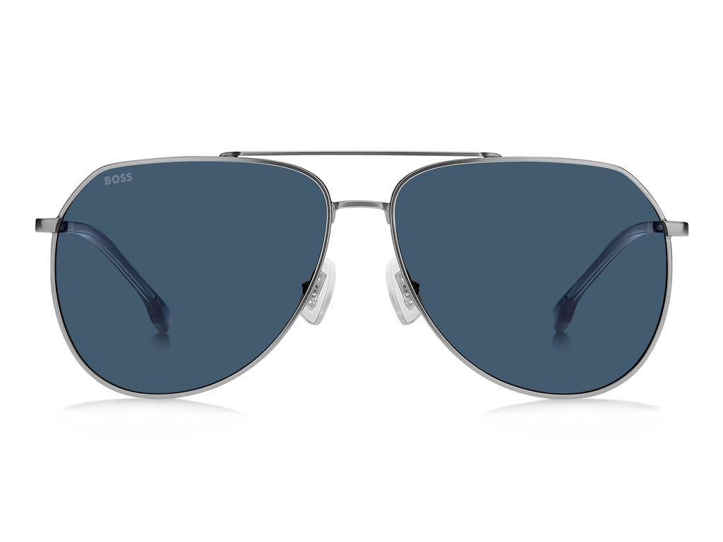 BOSS 1447/S Matte Ruthenium/ Blue Avio Antireflex