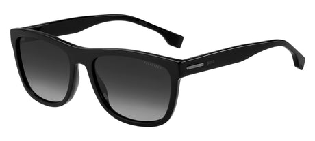 BOSS 1439/S Black/ Grey Shaded Polarized 58 / Plastic / Acetate