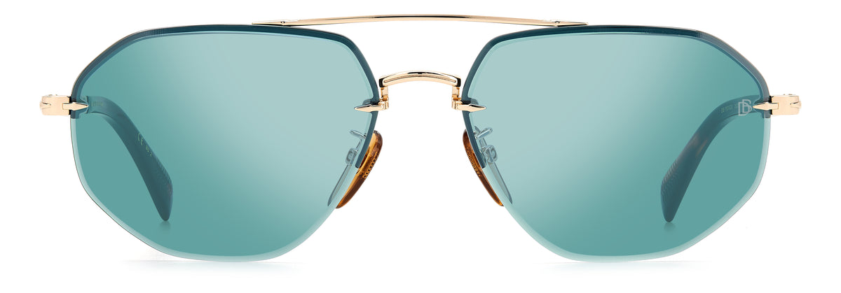 David Beckham DB 1101/G/S Gold/ Green Lens