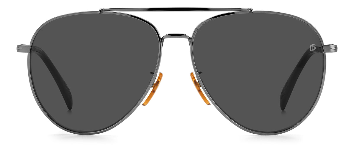 David Beckham DB 1102/F/S Dark Ruthenium/ Grey Lens