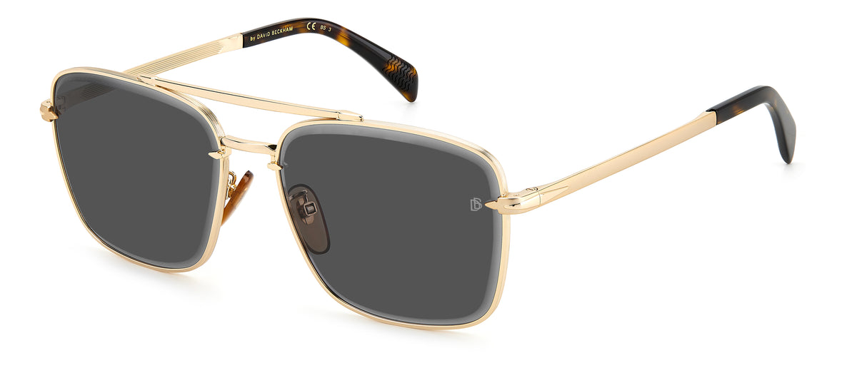 David Beckham DB 7093/G/S Gold/ Grey Lens