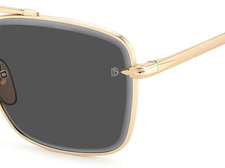 David Beckham DB 7093/G/S Gold/ Grey Lens