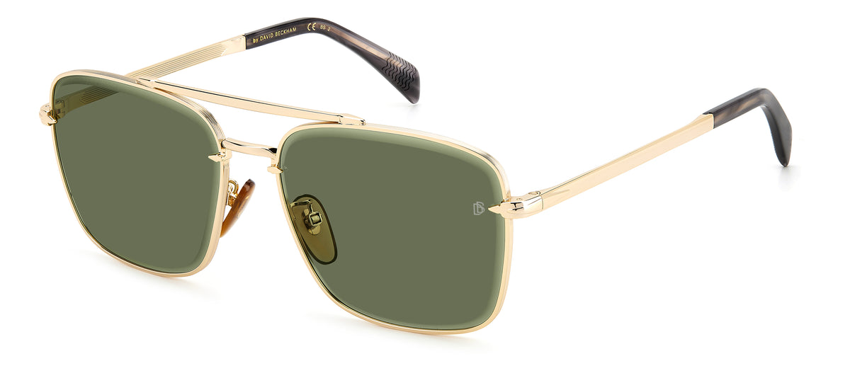 David Beckham DB 7093/G/S-60-J5G GOLD QT GREEN