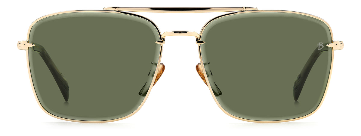 David Beckham DB 7093/G/S-60-J5G GOLD QT GREEN