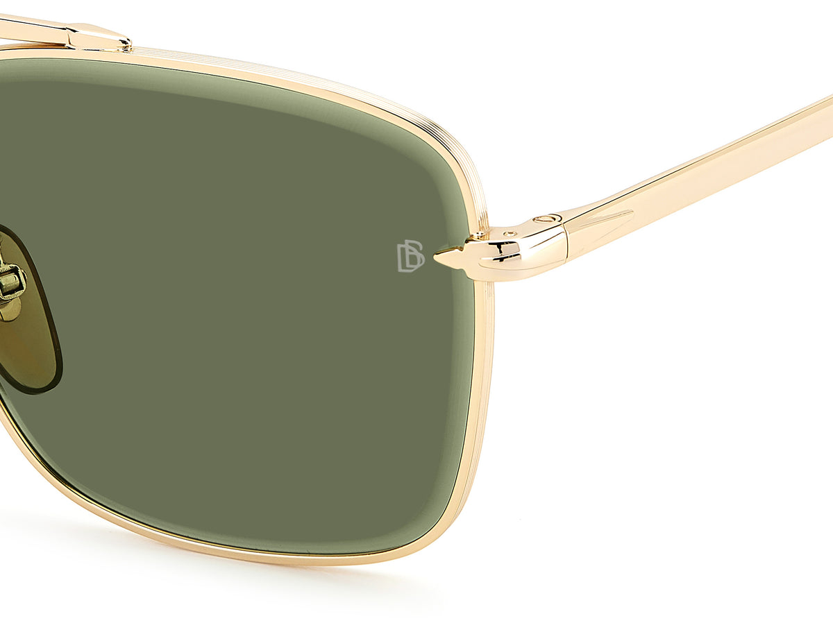 David Beckham DB 7093/G/S-60-J5G GOLD QT GREEN