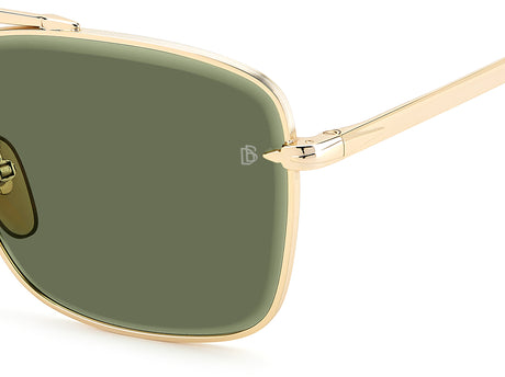 David Beckham DB 7093/G/S-60-J5G GOLD QT GREEN