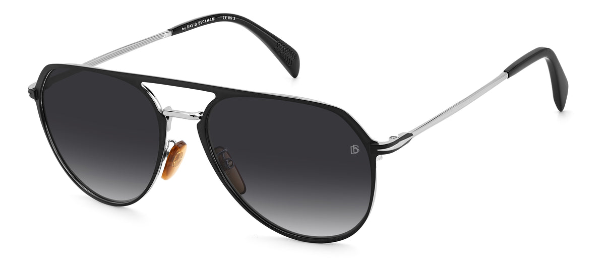 David Beckham DB 7095/G/S-58-TI7 MTBLK RUT 9O DARK GREY SF