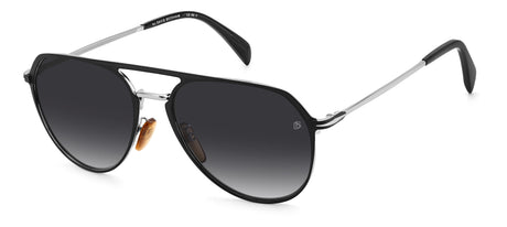 David Beckham DB 7095/G/S-58-TI7 MTBLK RUT 9O DARK GREY SF