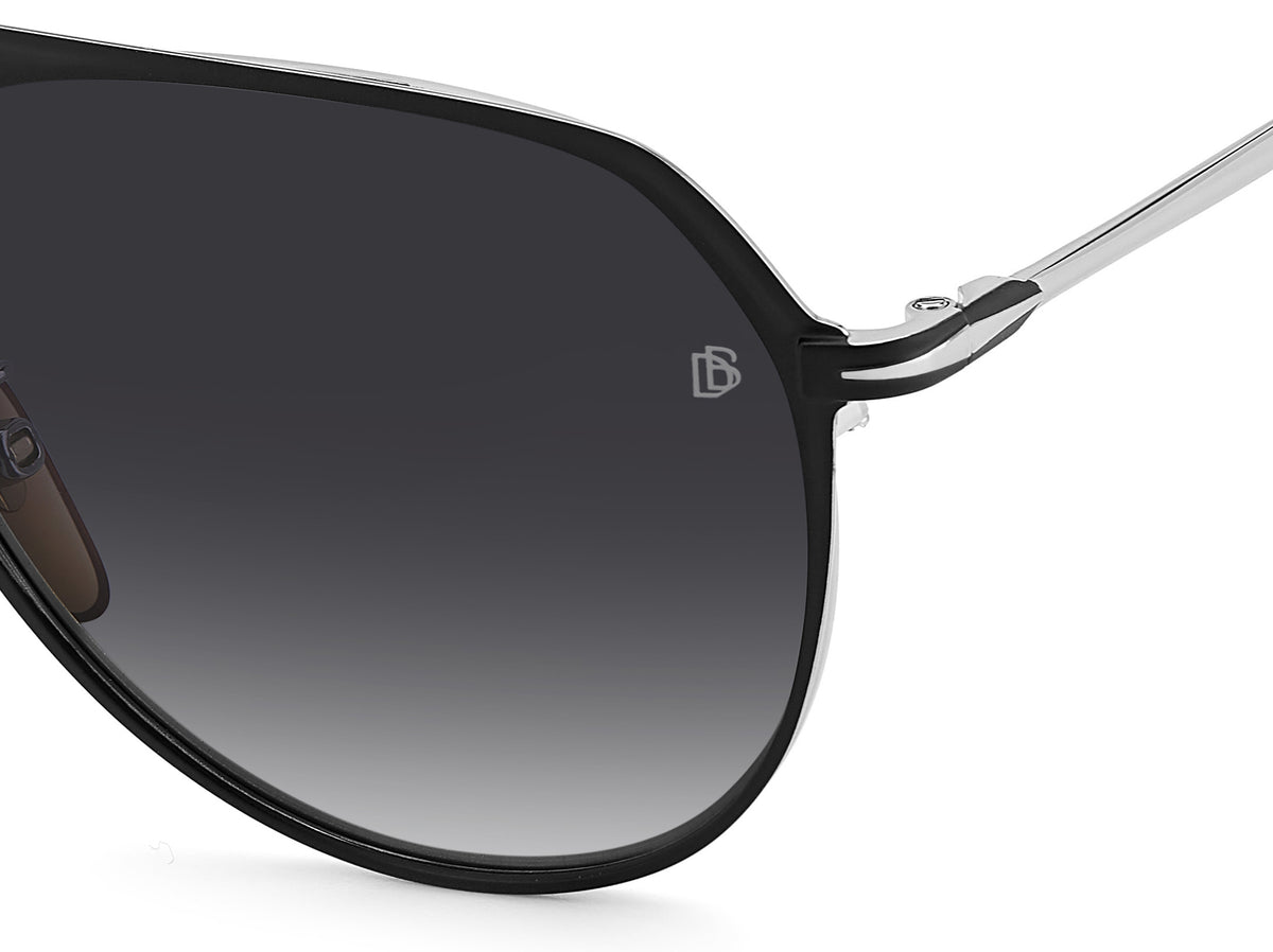 David Beckham DB 7095/G/S-58-TI7 MTBLK RUT 9O DARK GREY SF