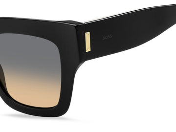BOSS 1386/S Black Multicolor/ Grey Brown Doubleshade 51 / Plastic / Eco-Acetate