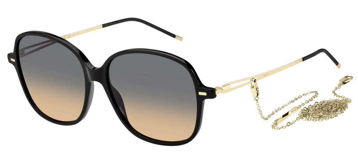 BOSS 1457/S Black/ Grey Brown Doubleshade