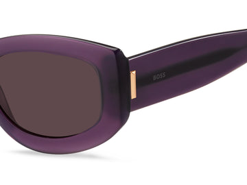 BOSS 1455/S Violet/ Mauve 55 / Plastic / Eco-Acetate