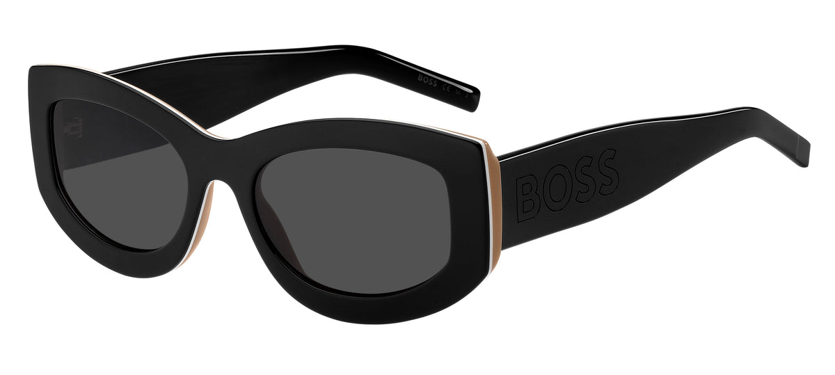 BOSS 1455/N/S Black Multicolor/ Grey