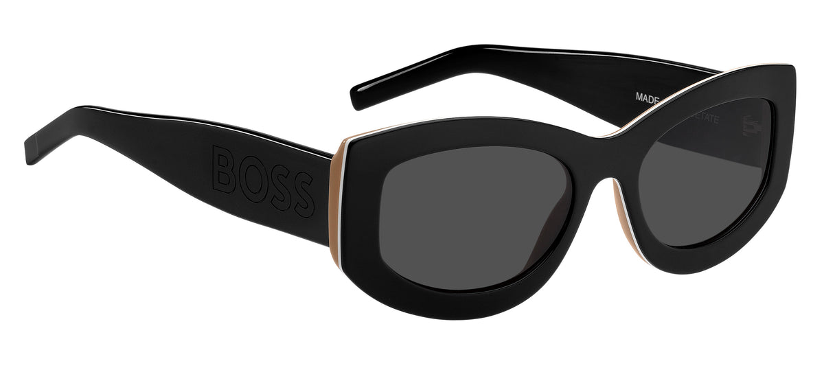BOSS 1455/N/S Black Multicolor/ Grey