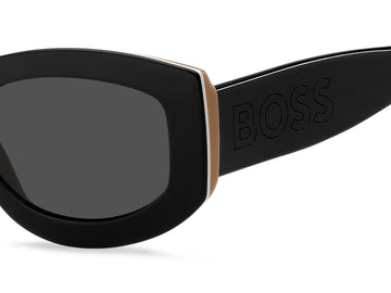 BOSS 1455/N/S Black Multicolor/ Grey