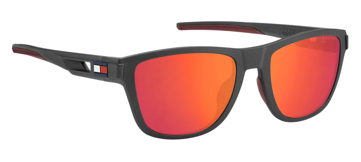 Tommy Hilfiger TH 1951/S Metalized Grey/ Red Multlayer Highcontrast