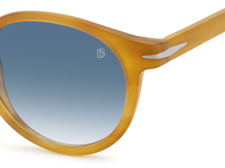 David Beckham DB 1036/S Havana Honey/ Blue Lens