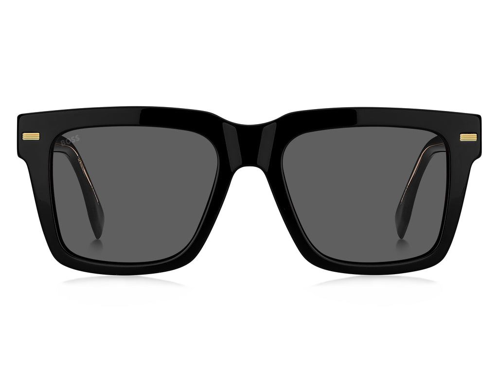 BOSS 1442/S Black/ Grey 53 / Plastic / Eco-Acetate