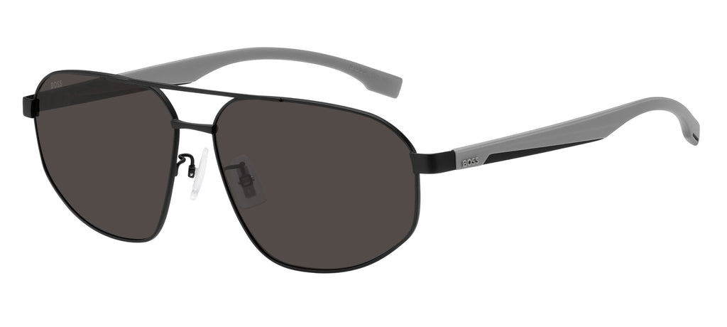 BOSS 1468/F/S Black/ Grey 63 / Plastic / Metal