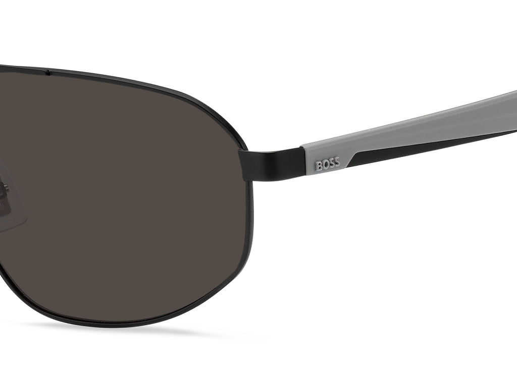 BOSS 1468/F/S Black/ Grey 63 / Plastic / Metal