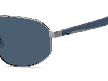 BOSS 1468/F/S Matte Ruthenium/ Blue 63 / Plastic / Metal