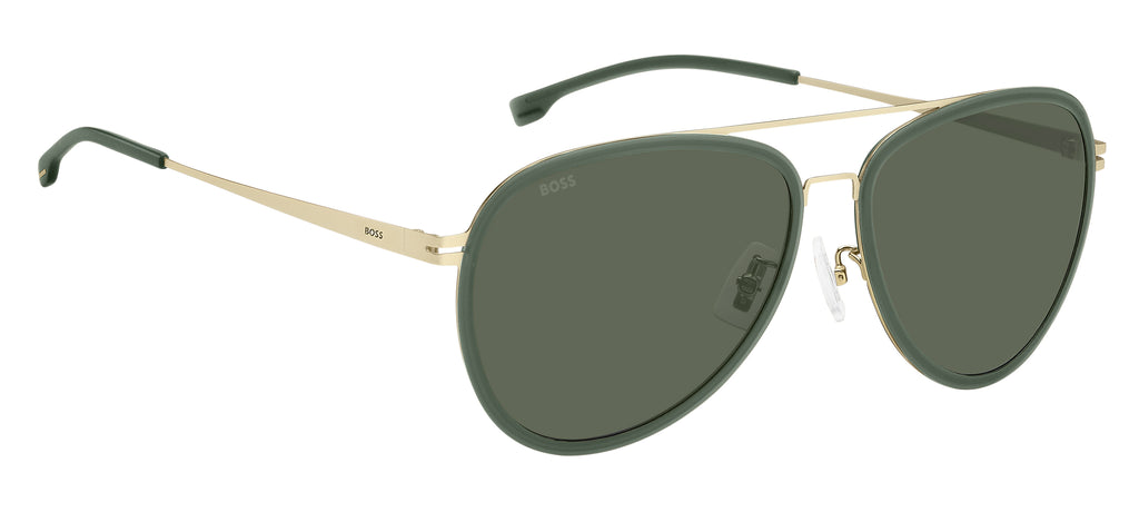 BOSS 1466/F/SK Matte Gold/ Green