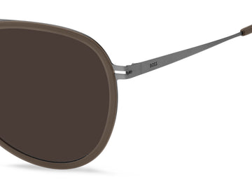 BOSS 1466/F/SK Matte Dark Ruthenium/ Brown