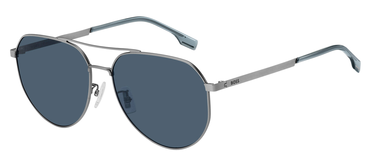 BOSS 1473/F/SK Matte Ruthenium/ Blue
