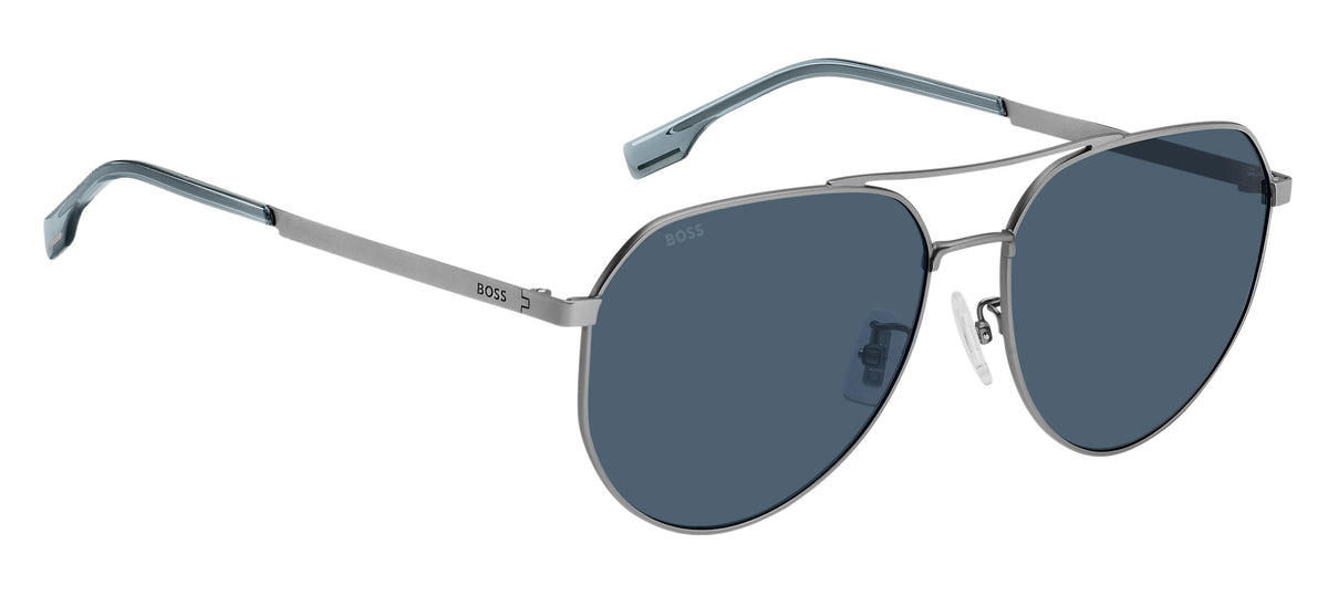 BOSS 1473/F/SK Matte Ruthenium/ Blue