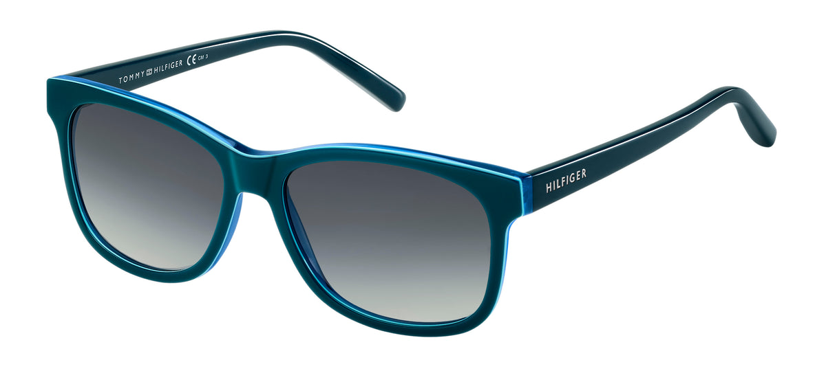 Tommy Hilfiger TH 1985 Teal Turquoise/ Grey Shaded Lens