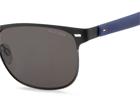 Tommy Hilfiger TH 1401/S Matt Black Blue/ Brown Grey