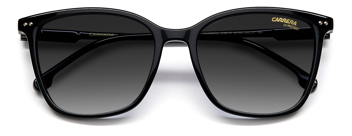 CARRERA 2036T/S-53-807 BLACK 9O DARK GREY SF