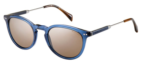 Tommy Hilfiger TH 1198/S Blue Ruthenium Blue Net/ Brown Silver Mirror