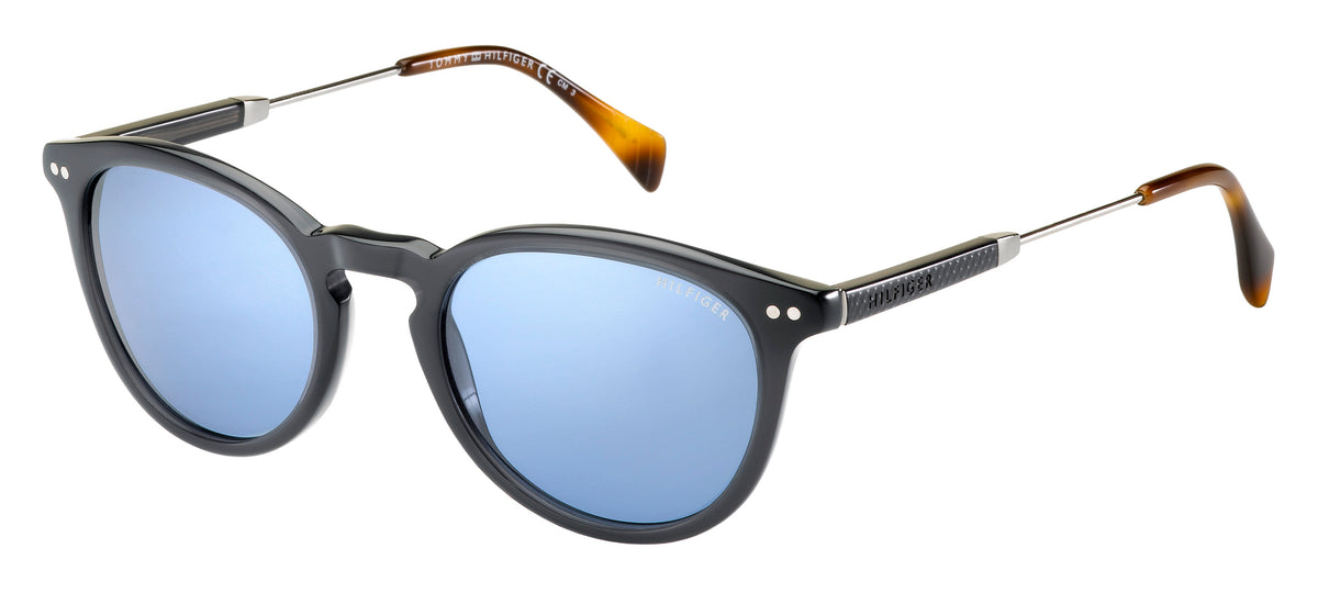 Tommy Hilfiger TH 1198/S Grey Pattern Black/ Blue Flash
