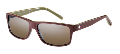 Tommy Hilfiger TH 1042/N/S Brown Crystal Green/ Brown Silver Mirror