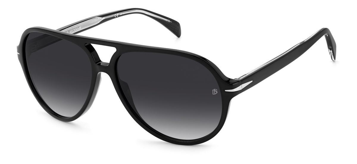 David Beckham DB 1091/S-60-807 BLACK M9 GREY PZ