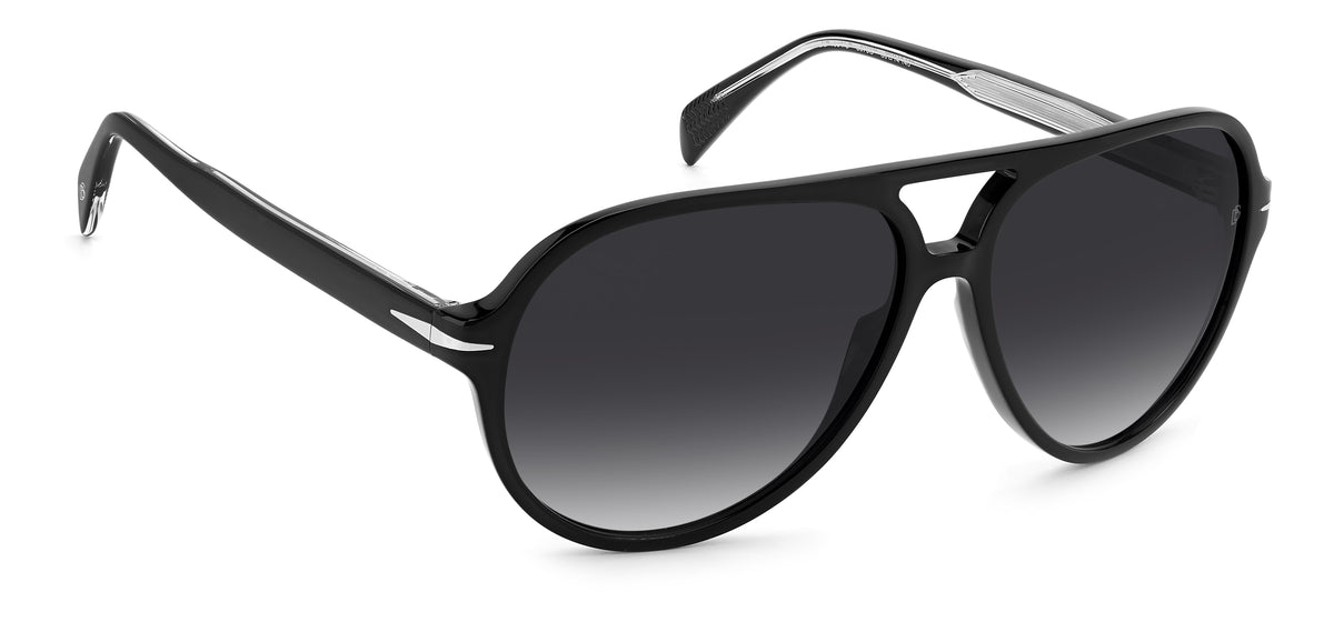 David Beckham DB 1091/S-60-807 BLACK M9 GREY PZ