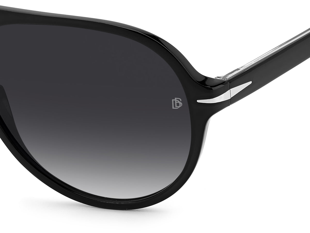 David Beckham DB 1091/S-60-807 BLACK M9 GREY PZ