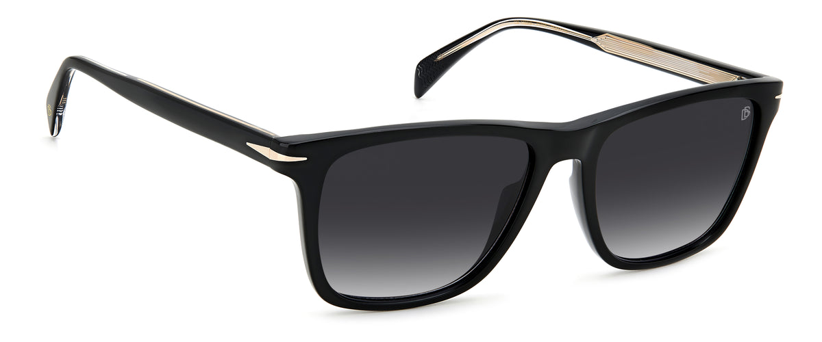 David Beckham DB 1092/S Black/ Grey Lens