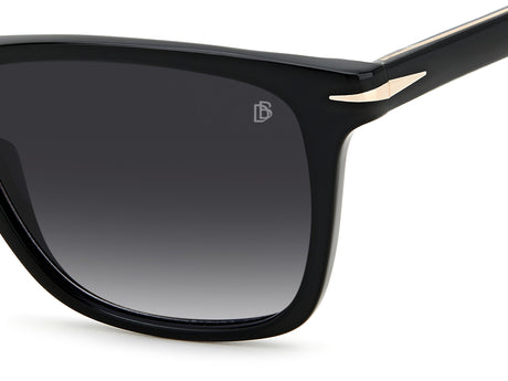 David Beckham DB 1092/S Black/ Grey Lens