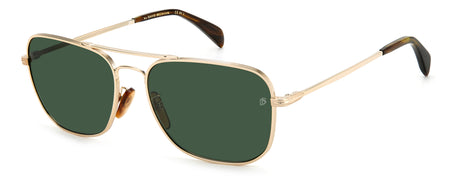 David Beckham Sunglasses DB 1093/S Gold/ Green Lens